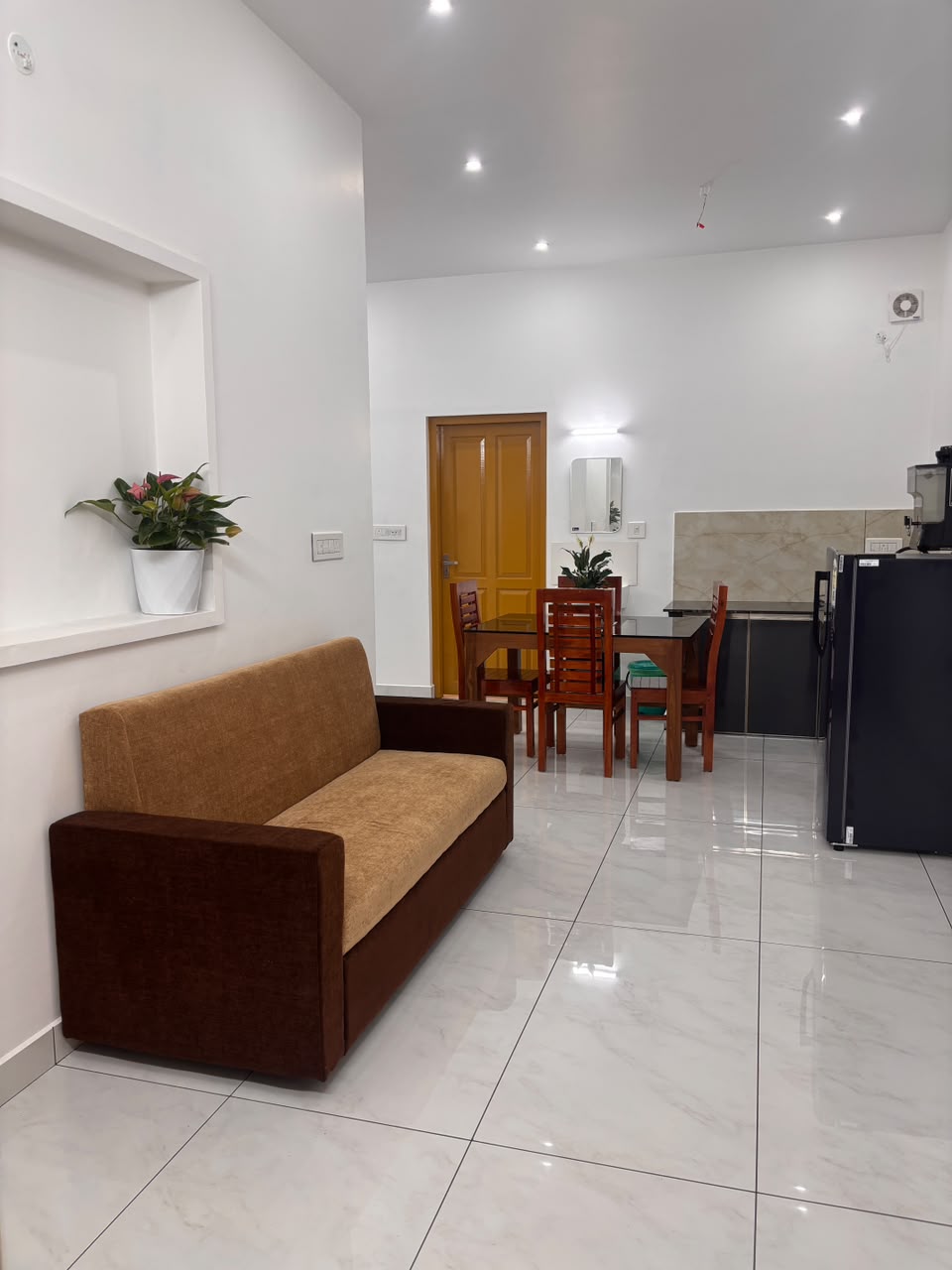 Gold Room Living Area & Kitchenette